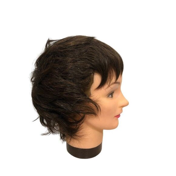 Toni Brattin Brown Hair Wig Short - Picture 2 of 6